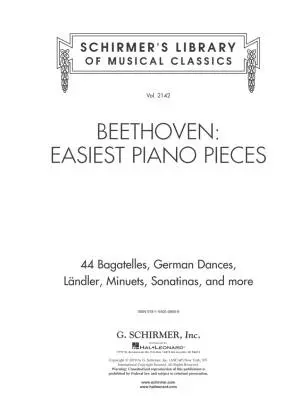 Easiest Piano Pieces - Beethoven - Piano - Book