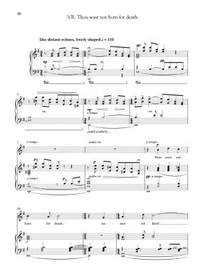 Ode to a Nightingale for Baritone - Moore - Voice/Piano - Book