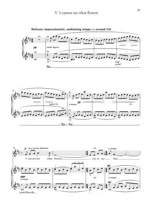 Ode to a Nightingale for Baritone - Moore - Voice/Piano - Book