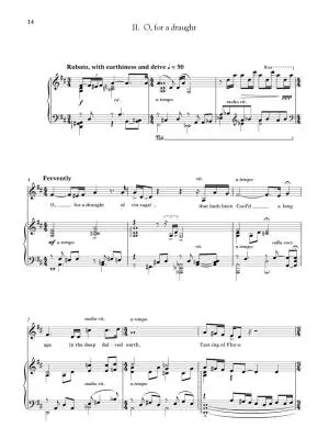 Ode to a Nightingale for Baritone - Moore - Voice/Piano - Book