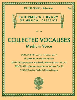 G. Schirmer Inc. - Collected Vocalises - Medium Voice - Book