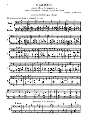 Selected Pupil/Teacher Cello Duets - Kummer - Book