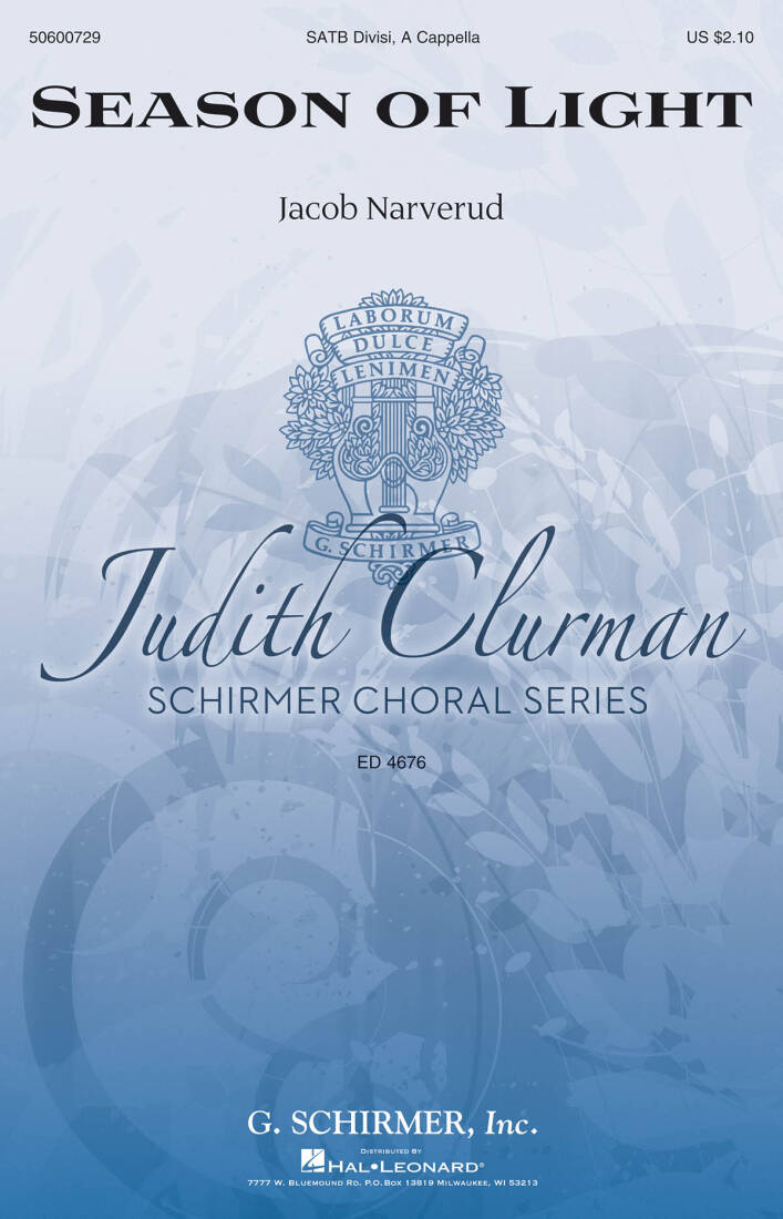 Season of Light - Narverud - Choral Octavo - SATB A Cappella