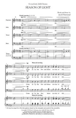 Season of Light - Narverud - Choral Octavo - SATB A Cappella