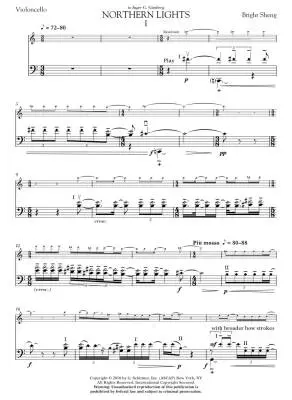 Northern Lights - Sheng - Cello/Piano - Sheet