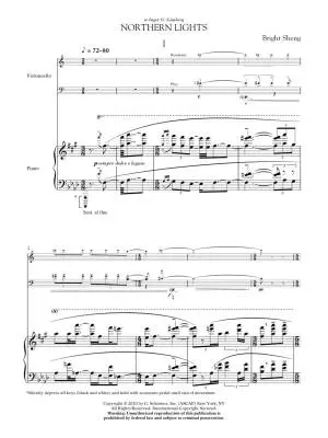 Northern Lights - Sheng - Cello/Piano - Sheet