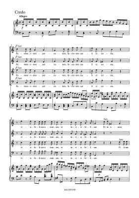 Missa in C Major K. 220 (196b) \'\'Sparrow Mass\'\' - Mozart - Vocal Score - SATB Accompanied