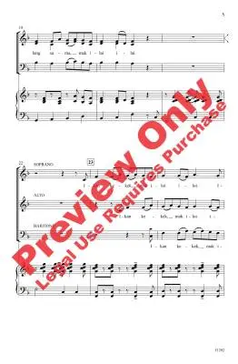 Ikan Kekek (Ponyfish) - Lim - Choral Octavo - SAB Accompanied