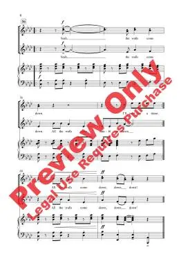 Walls Come Down - Clayton/Crews - Choral Octavo - 2-Pt/SSA Accompanied