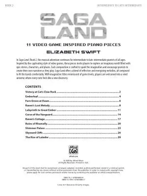 Saga Land, Book 2 - Swift - Piano - Book