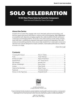 Solo Celebration, Book 6 - Piano - Book