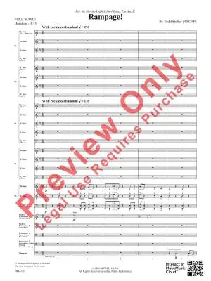Rampage! - Stalter - Concert Band (Flex-Band) - Gr. 3