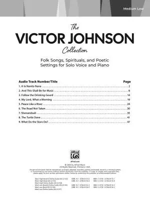 The Victor Johnson Collection - Medium Low Voice - Book/Audio Online
