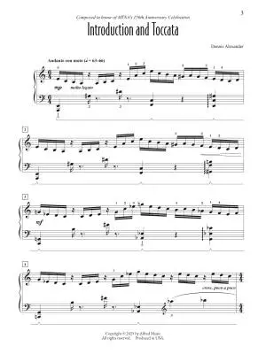Introduction and Toccata - Alexander - Piano - Sheet