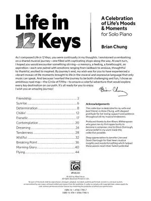 Life in 12 Keys - Chung - Piano - Book