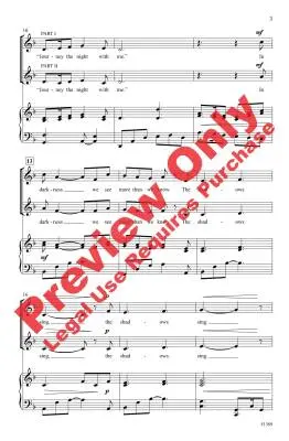 Journey the Night - Longe - Choral Octavo - 2-Pt Accompanied