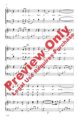 May a Rainbow Run Beside You - Burrows - Choral Octavo - SATB Accompanied