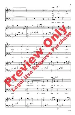 May a Rainbow Run Beside You - Burrows - Choral Octavo - SATB Accompanied