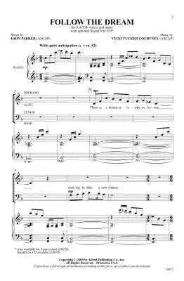 Follow the Dream - Courtney - Choral Octavo - SATB Accompanied