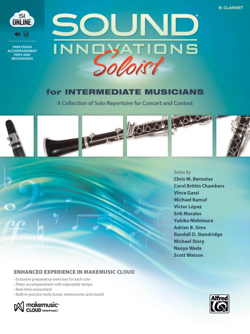 Sound Innovations Soloist for Intermediate Musicians - Clarinet - Book/Media Online