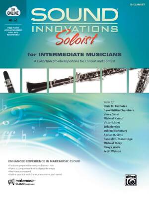 Sound Innovations Soloist for Intermediate Musicians - Clarinet - Book/Media Online