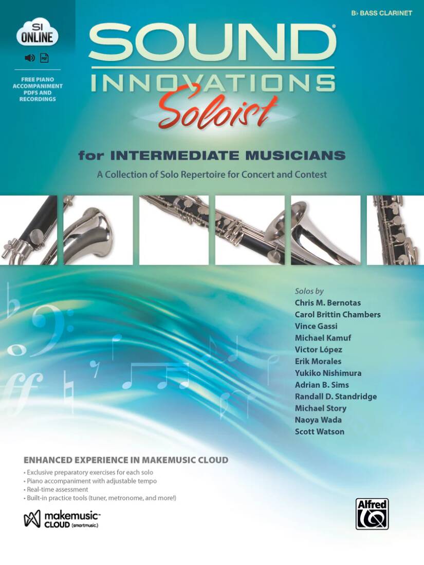 Sound Innovations Soloist for Intermediate Musicians - Bass Clarinet - Book/Media Online