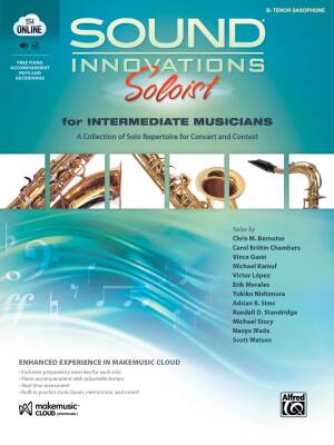 Sound Innovations Soloist for Intermediate Musicians - Tenor Saxophone - Book/Media Online