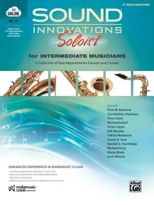 Sound Innovations Soloist for Intermediate Musicians - Tenor Saxophone - Book/Media Online
