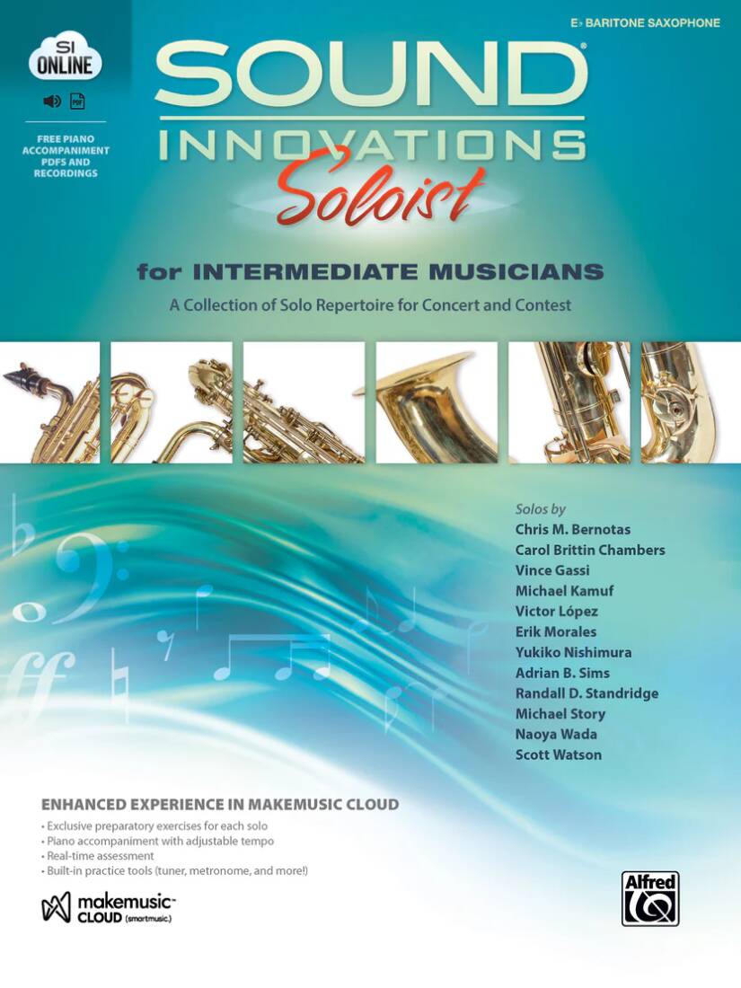 Sound Innovations Soloist for Intermediate Musicians - Baritone Saxophone - Book/Media Online