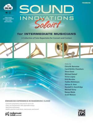 Sound Innovations Soloist for Intermediate Musicians - Trombone - Book/Media Online