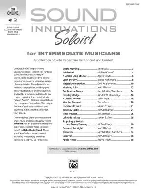 Sound Innovations Soloist for Intermediate Musicians - Trombone - Book/Media Online