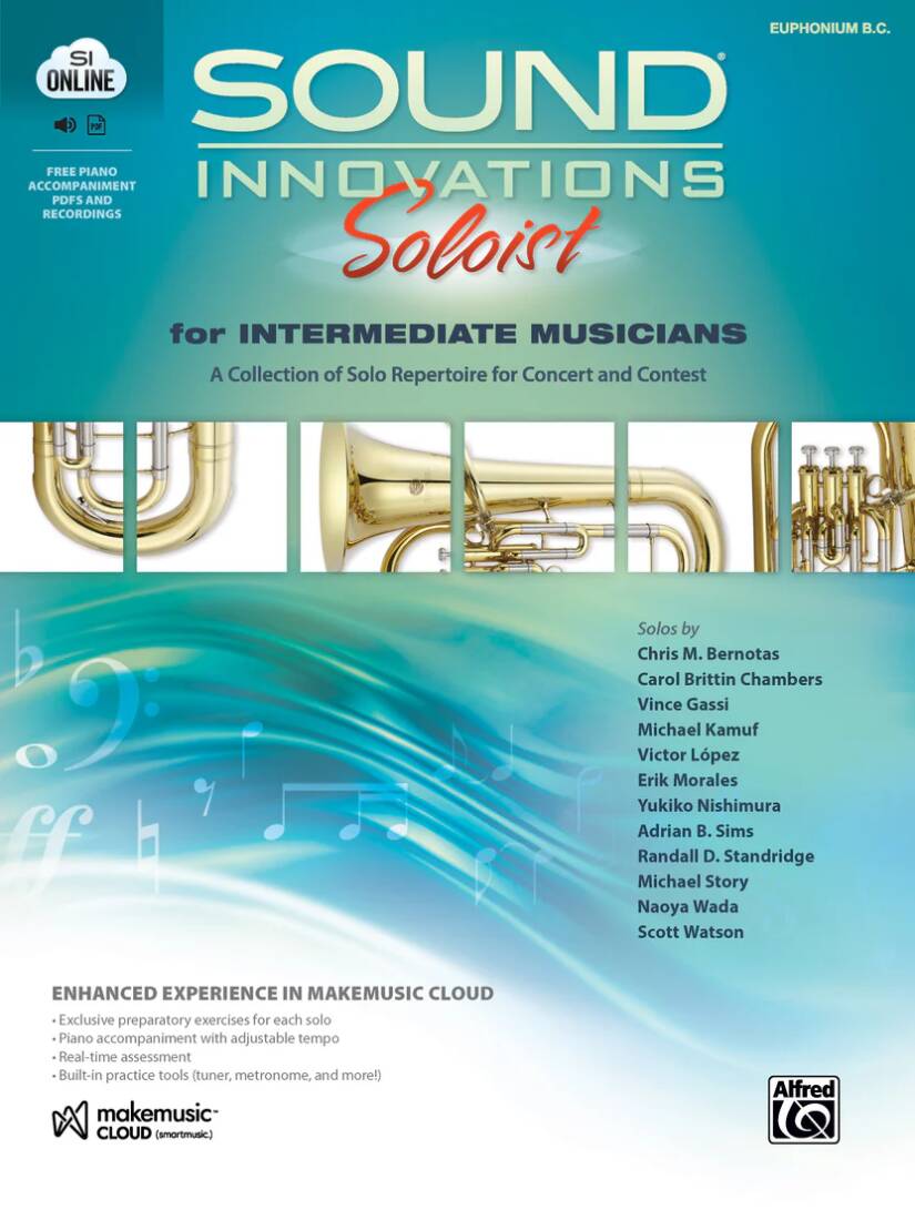 Sound Innovations Soloist for Intermediate Musicians - Euphonium BC - Book/Media Online