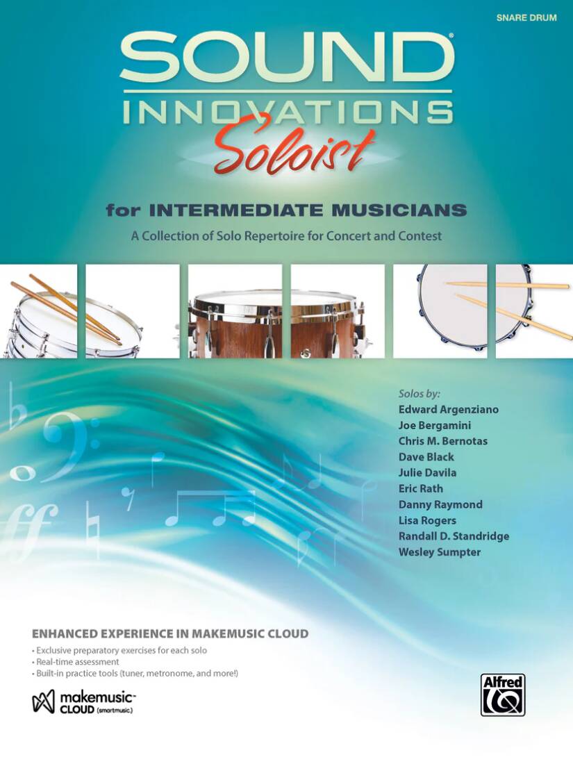 Sound Innovations Soloist for Intermediate Musicians - Snare Drum - Book/Media Online