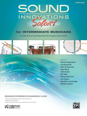 Sound Innovations Soloist for Intermediate Musicians - Snare Drum - Book/Media Online