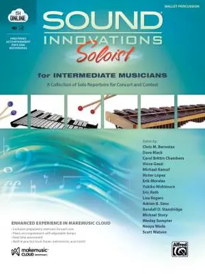Sound Innovations Soloist for Intermediate Musicians - Mallet Percussion - Book/Media Online
