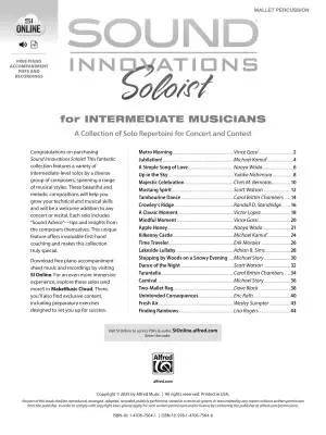 Sound Innovations Soloist for Intermediate Musicians - Mallet Percussion - Book/Media Online