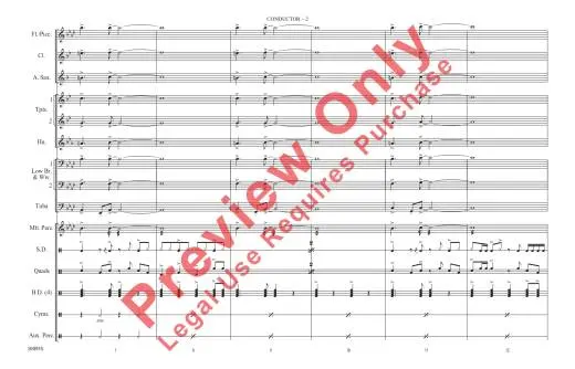 Modern Love - Bowie/Scott - Marching Band - Gr. 3