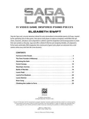 Saga Land - Swift - Piano - Book
