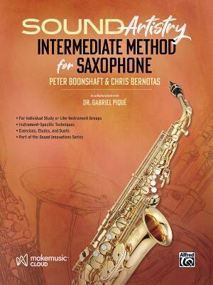 Sound Artistry: Intermediate Method - Boonshaft/Bernotas - Alto Saxophone - Book