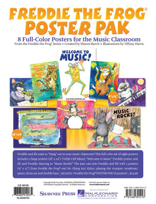 Hal Leonard - Freddie The Frog Poster Pak - Harris/Burch - Posters