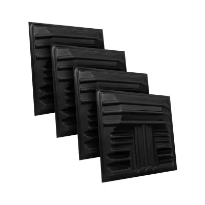 Auralex - TFusor 3D Sound Diffusor (4 Pack) - Matte Black