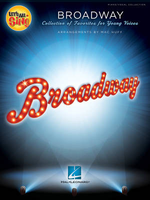Hal Leonard - Lets All Sing Broadway (Collection)  - Huff -  Piano/Vocal Book