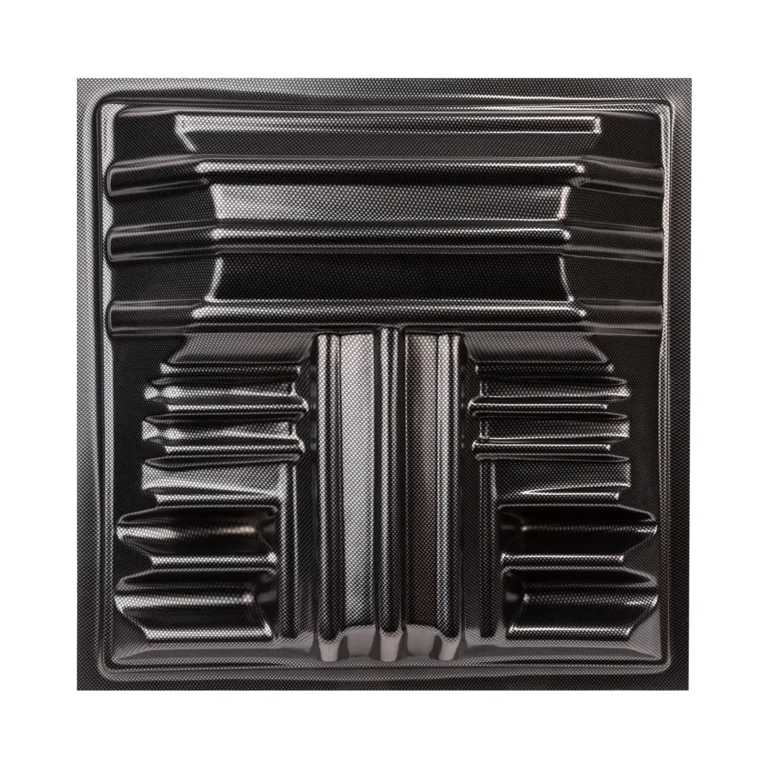 T\'Fusor 3D Sound Diffusor w/ (4) EZ-Stick Pro Tabs - Carbon Fiber