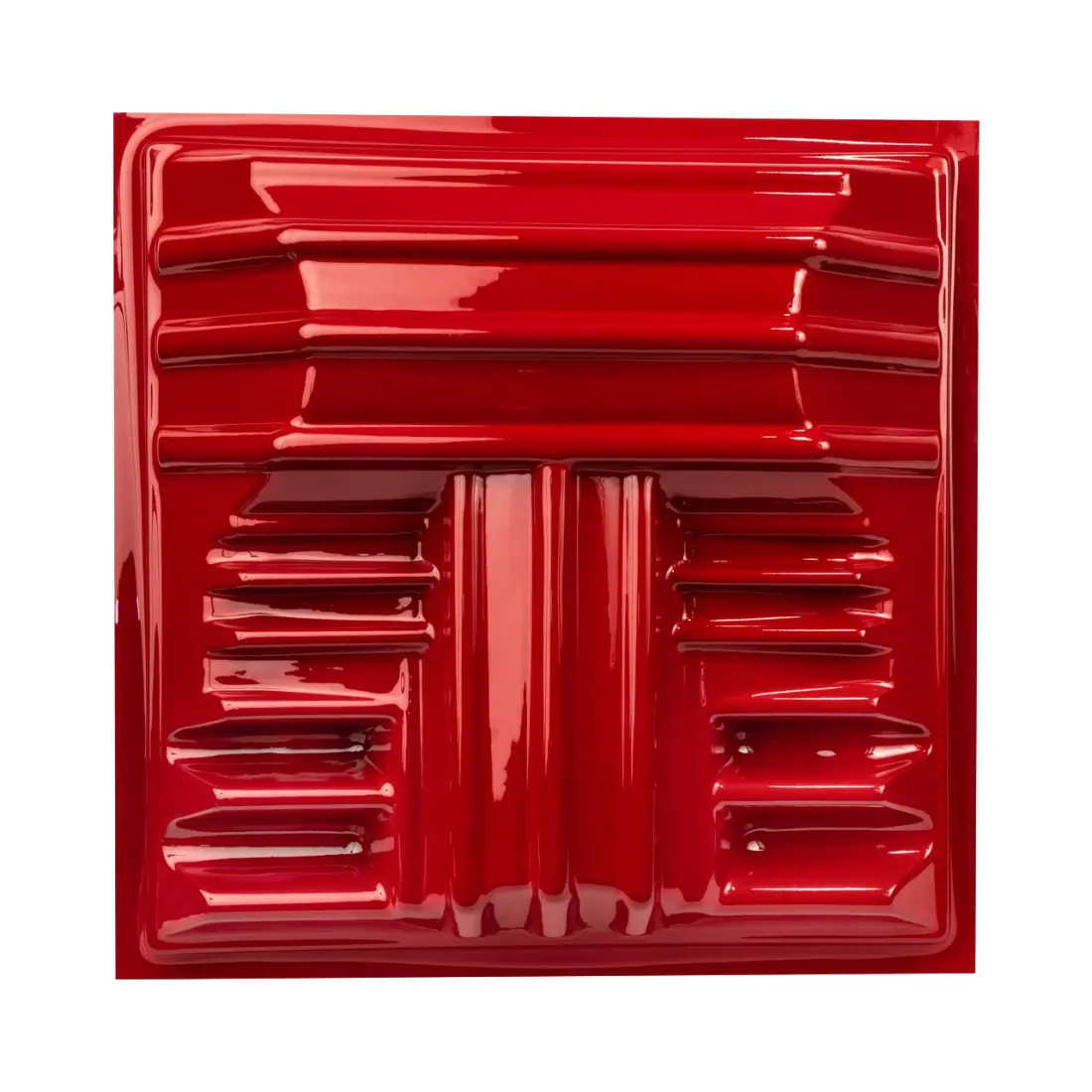 T\'Fusor 3D Sound Diffusor w/ (4) EZ-Stick Pro Tabs - Sports Car Red