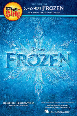 Hal Leonard - Lets All Sing Songs from Frozen (Collection) - Anderson - Singer Edition 10 Pak