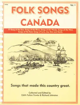 Waterloo Music - Folk Songs of Canada, Volume 1 - Fowke/Johnston - Piano/Vocal/Guitar - Book