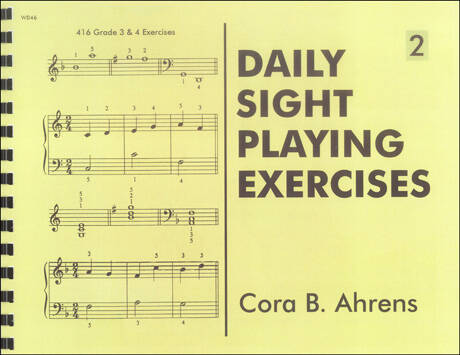 Daily Sight Playing Exercises Book 2 - Ahrens - Piano - Book