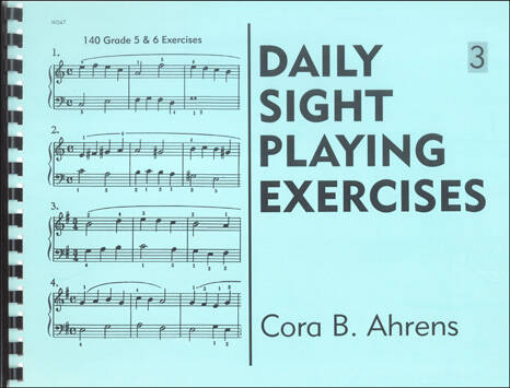Daily Sight Playing Exercises Book 3 - Ahrens - Piano - Book