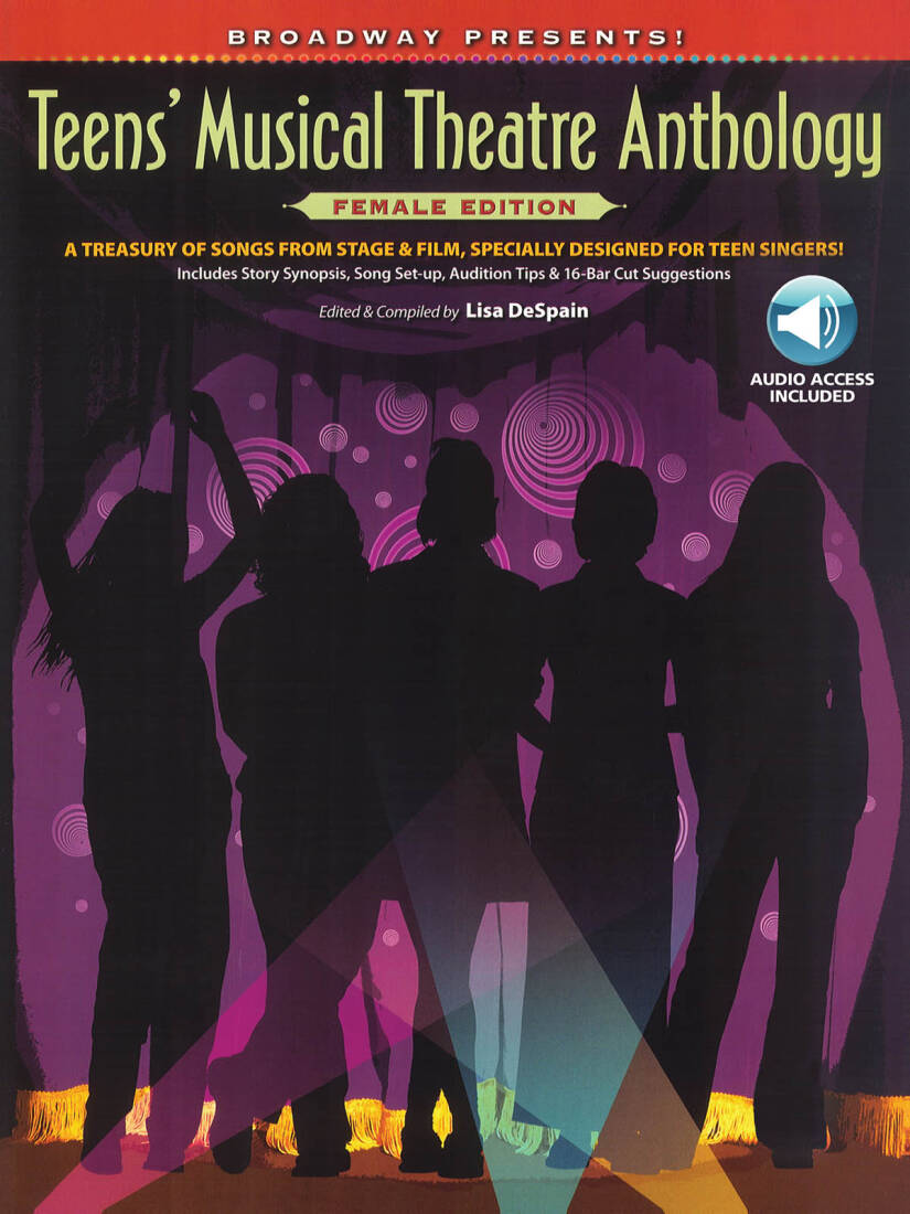 Teens\' Musical Theatre Anthology: Female Edition - DeSpain - Piano/Vocal/Guitar - Book/Audio Online