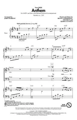 Anthem (from Chess) - Groban/Purifoy - Choral Octavo - SATB Accompanied